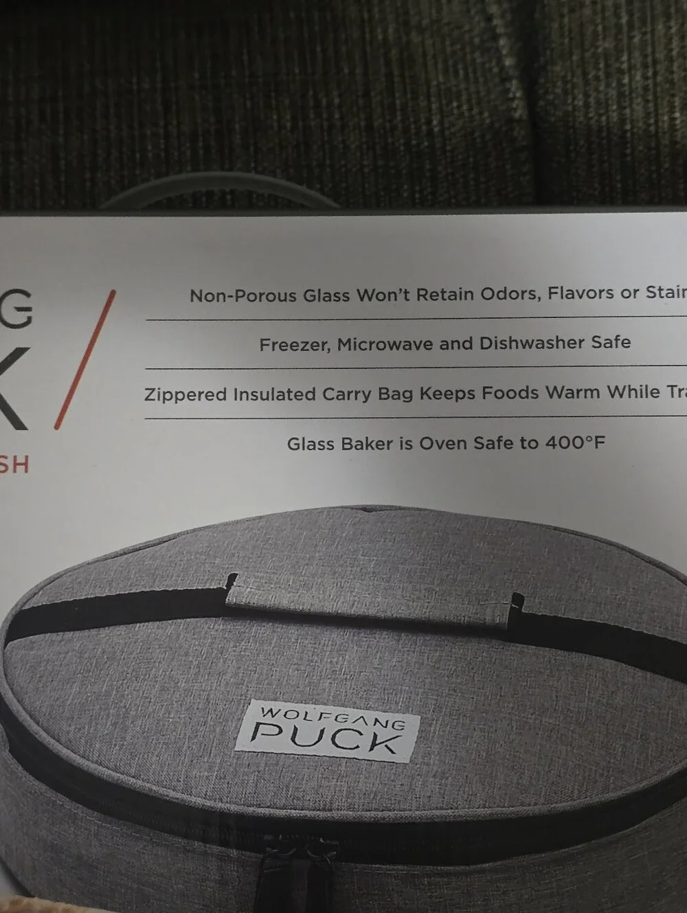 Wolfgang Puck Glass Pie Baking Dish